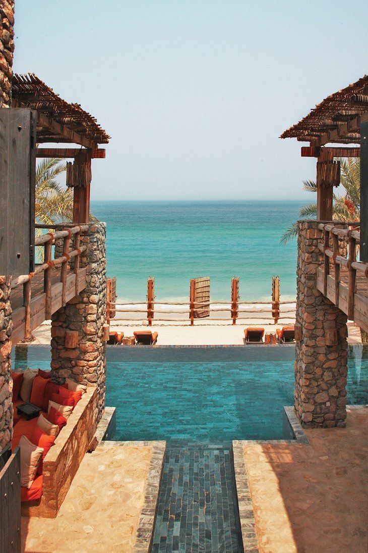 Six Senses Zighy Bay, view to the sea